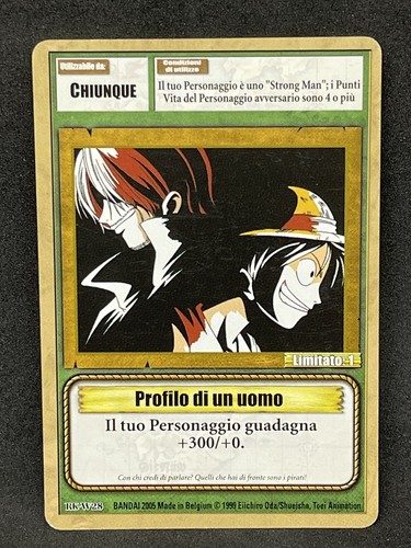 One piece tcg - profilo, un