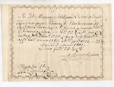 GRUMO APPULA 1800- RICEVUTA INTERINO REGIO PER PAGAMENTO  CAUSA A GUARDIE-RARA