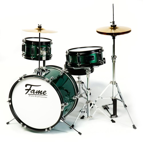 Drumset verde - 3, pc