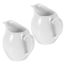  2 Pcs Bricco Latte Ceramica
