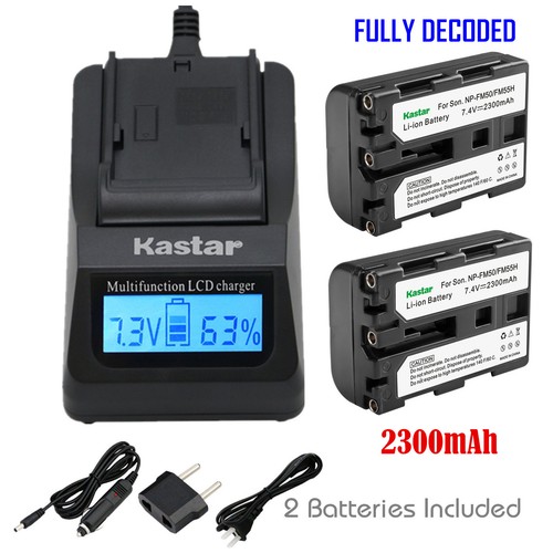 Kastar fm50 battery charger - np-fm50,