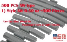 500 Pcs CLIP-ON WHEEL WEIGHT