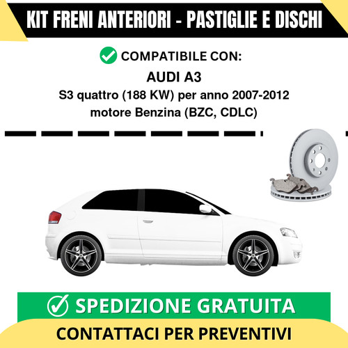 Kit freni anteriori pastiglie - kit, (pastiglie