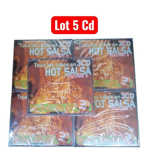 Lot coffrets 3cd hot salsa - coffrets,
