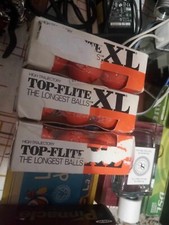 palline da golf top-flite xl arancione 3 confezioni 9 palline aperto mai usato