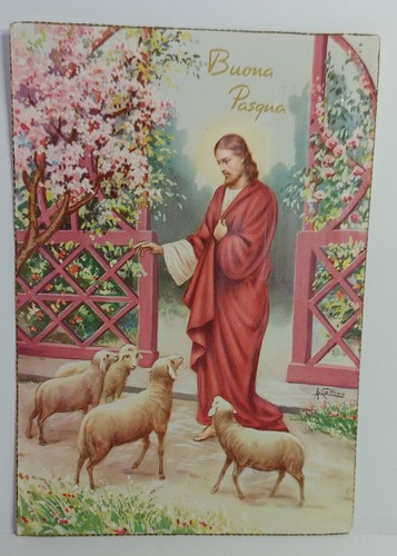 Cartolina buona pasqua - cartolina,