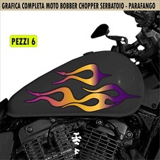 Kit 6 adesivi moto  bobber