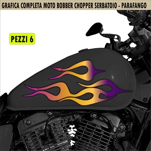 Kit adesivi moto bobber - kit,
