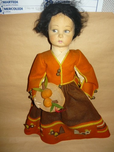 Bambola lenci costume - lenci, sardegna