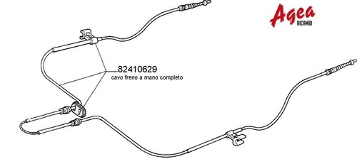 Cavo freno mano - freno, post