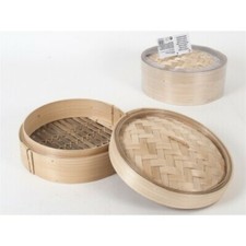 x Vaporiera In Legno Di Bamboo