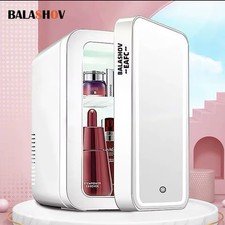 Mini Frigo LED 4L Cosmetici Trucco Cibo Latte Frutta USB Auto Casa Portatile