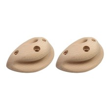 2 pezzi di prese in legno per