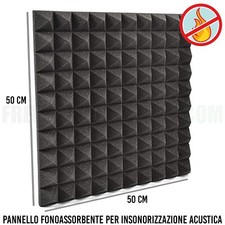 Pannello fonoassorbente per