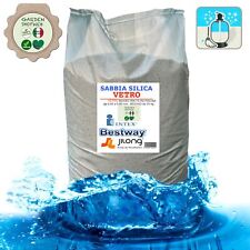 Sabbia di Vetro Filtrante per Pompa Filtro Piscina Misura 0,4 - 0,8mm Sacco KG25