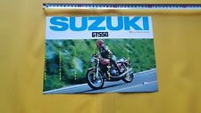Suzuki GT 550 1975 depliant originale italiano genuine brochure