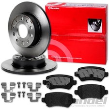 DISCHI FRENO BREMBO 240mm + PASTIGLIE POSTERIORI adatti per OPEL MERIVA A