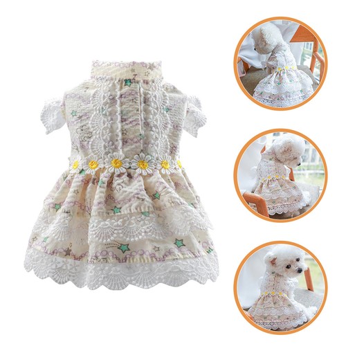 Dog wedding dress princess for - dog,