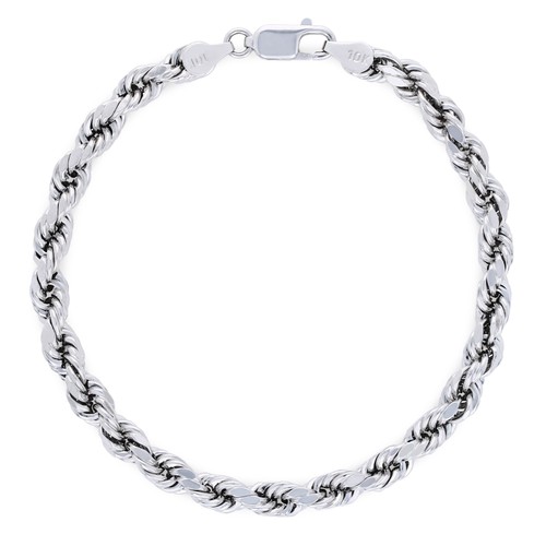 10k oro bianco 5mm taglio - 10k,