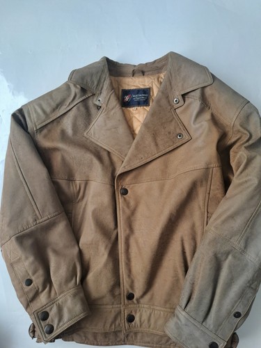 Real leather bomber military - leather,