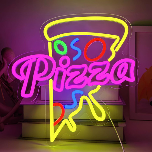 Insegna neon pizza - al,