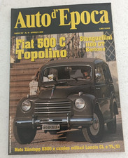Auto d'epoca 4 1998 - Fiat 500 C Topolino - Stanguellini 1100 GT Bertone