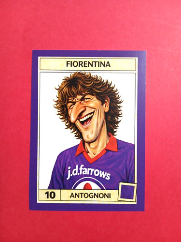 Figurina caricatura calciatori - figurina,