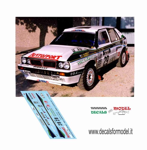 Decals lancia delta 16v - decals,