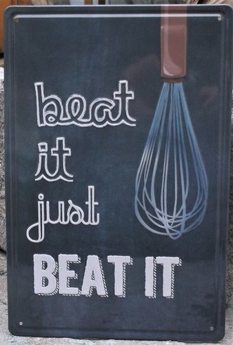 Beat insegna metallo poster - it,