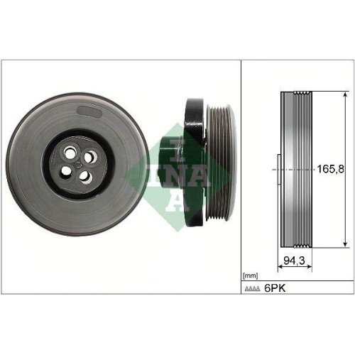 Puleggia albero motore