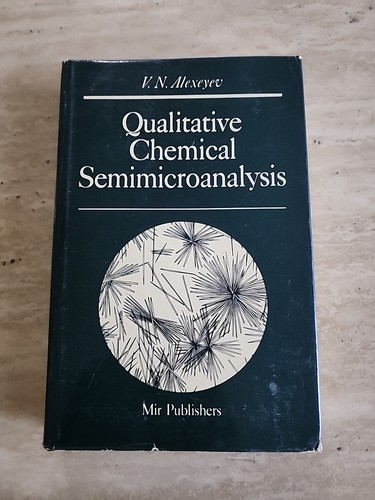 Qualitative chemical - qualitative,