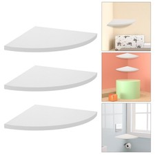  Mensole angolari per scaffali angolari per cucina a forma di triangolo da 3