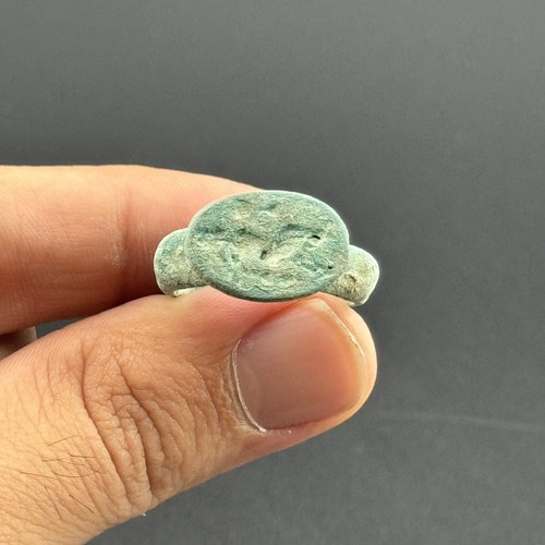 Anello antico romano bronzo - romano,