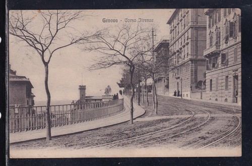 Cartolina genova corso firenze - cartolina,