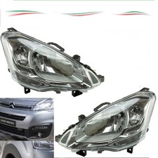 SET 2 FARO FANALE PROIETTORE ANTERIORE PER CITROEN BERLINGO 08 2013 H4 ELETTRICO