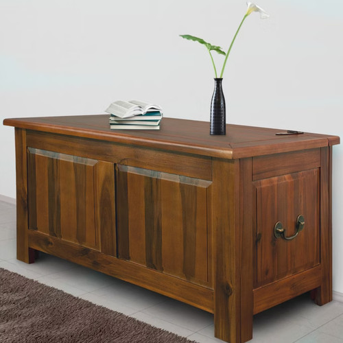 Grande baule legno rustico - in,