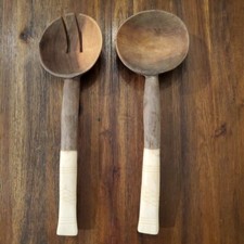  Wood Salid Serving Set with