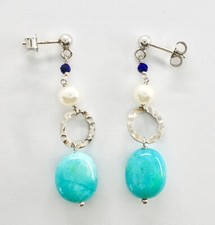 orecchini in argento 925 con