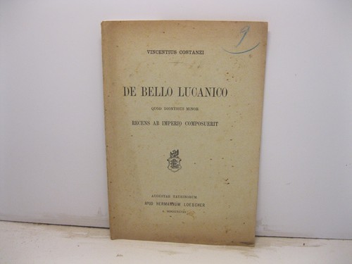 Costanzi vincentius bello - costanzi, de