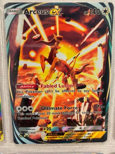 Arceus card pokemon tcg - ex,