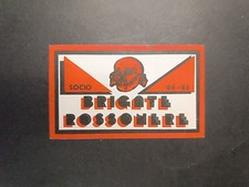 tessera BRIGATE ROSSONERE