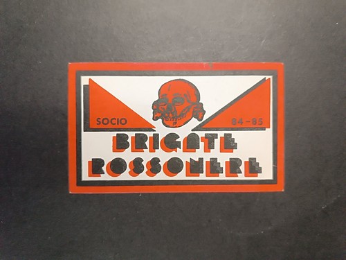 Tessera brigate rossonere - tessera,