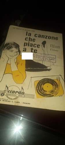 Spartito canzone che - spartito, piace