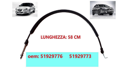 Cavo maniglia interna