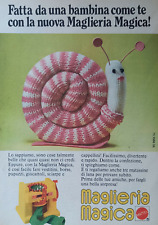Pubblicità Advertising Werbung Italian Clipping 1975 MAGLIERIA MAGICA MATTEL.