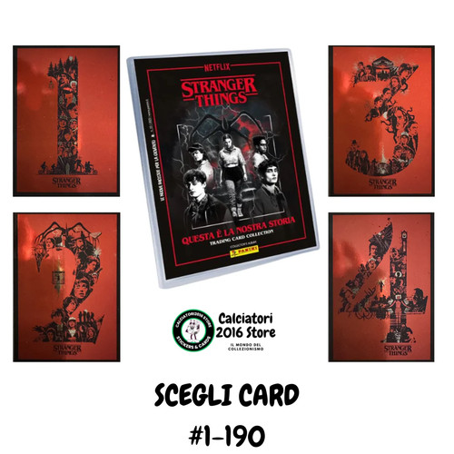 Stranger things panini netflix - things,