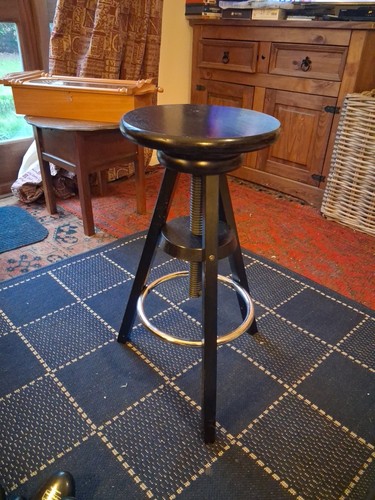 Sgabello regolabile legno - sgabello,