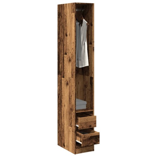 Armadio legno antico - antico, 30x50x200