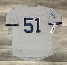 Maglia Bernie Williams 1999 New York Yankees World Series Road Uomo Large