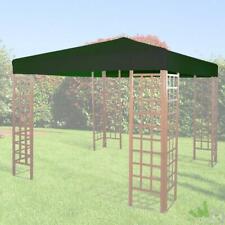 TELO TETTO TOP COPERTURA PER GAZEBO LEGNO 3X4 POLIESTERE VERDE RETTANGOLARE